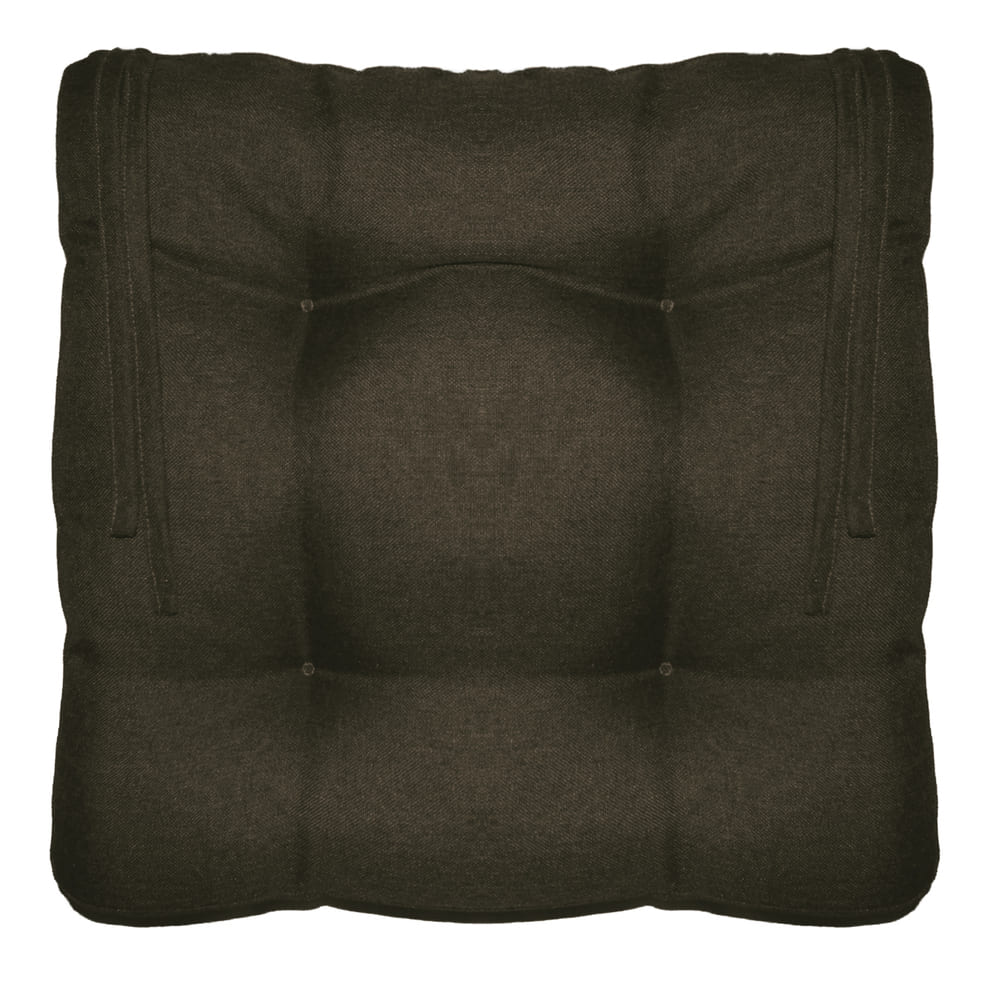 Cojín para silla de poliéster Blancos Pileso™ color tabaco