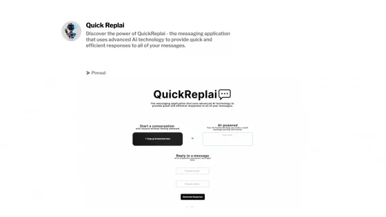 Captura de Quickreplai.com