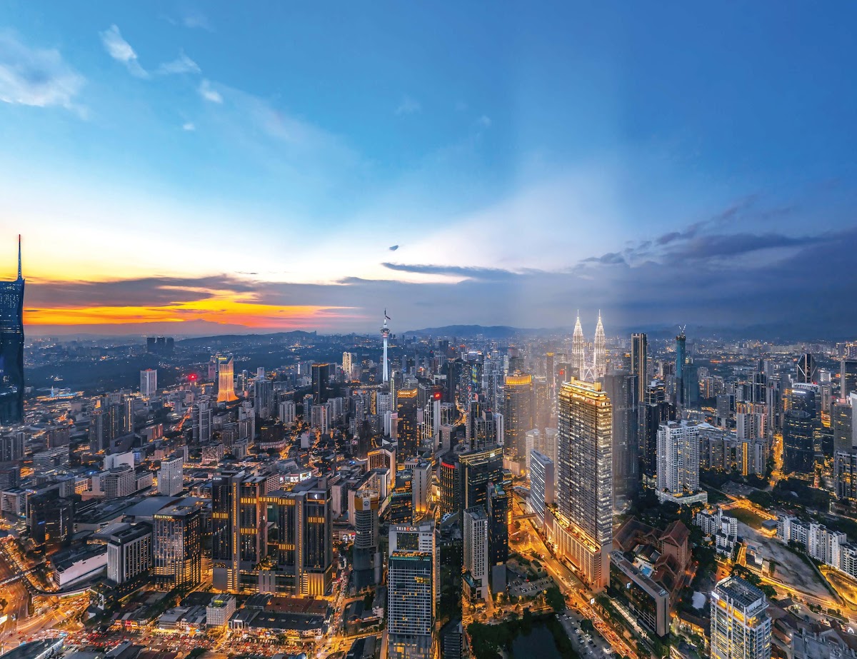 Pavilion Square — kuala lumpur skyline sunset