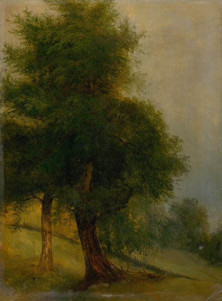 Trees on a Slope 1870