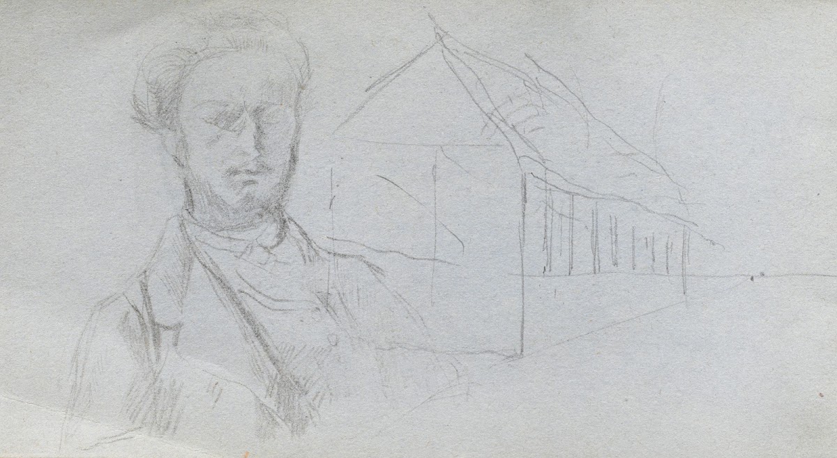 Study of Figure Building 1860s
