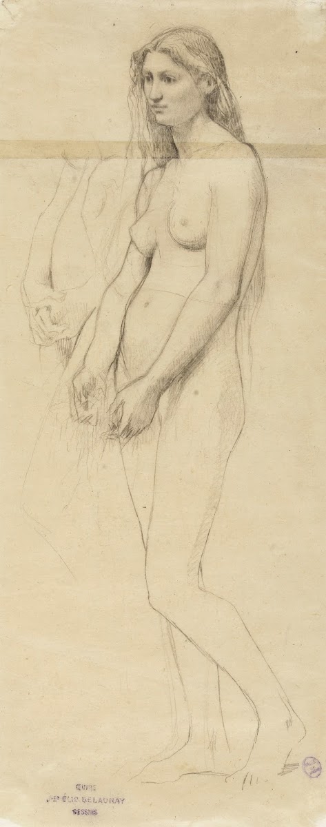 Etude de jeune femme nue