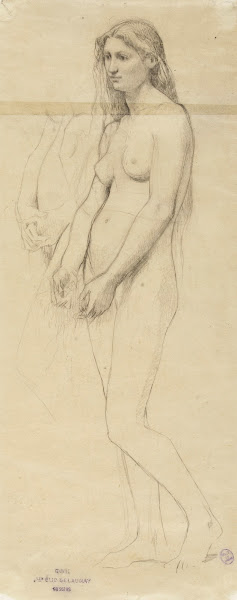 Etude de jeune femme nue