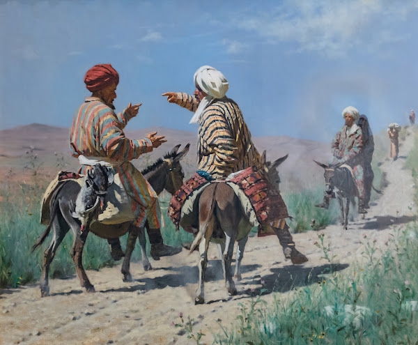Mullahs going to Bazaar