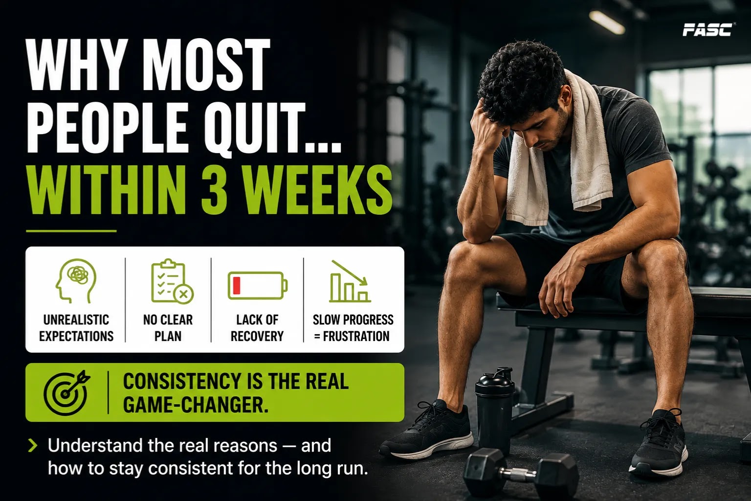 Why most people quit gym in 3 weeks