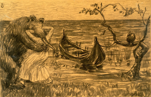 Bear and a Girl 1910