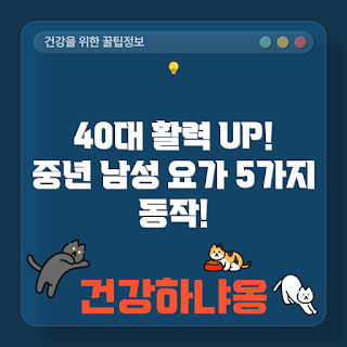 40대 남성 요가, 중년 남성 운동, 활력 요가, 남자 요가, 40대 건강