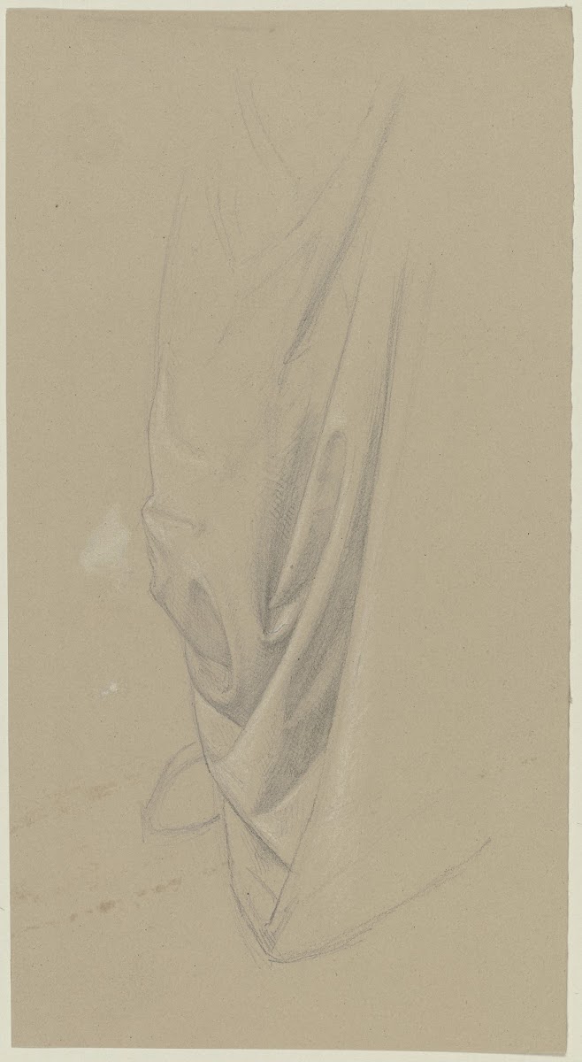 Garbed figure