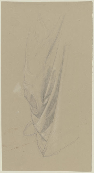 Garbed figure