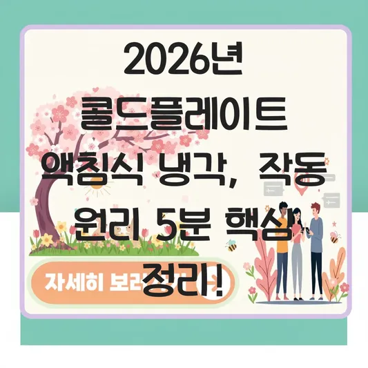 콜드플레이트 액침식 냉각 시스템 작동 원리
