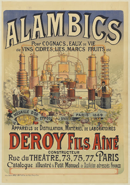Alambics pour cognacs eaux de vie de vins cidres Appareils de distillation Matér