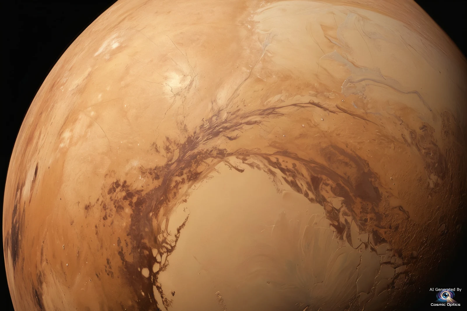 An accurate, photorealistic astronomical photograph of the dwarf planet Pluto in deep space. The sur_00029