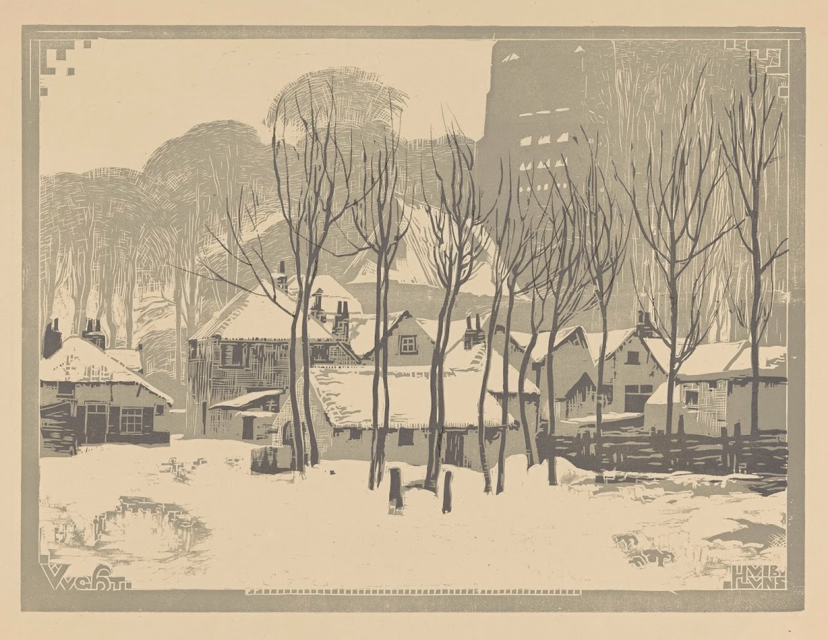Vught in sneeuw