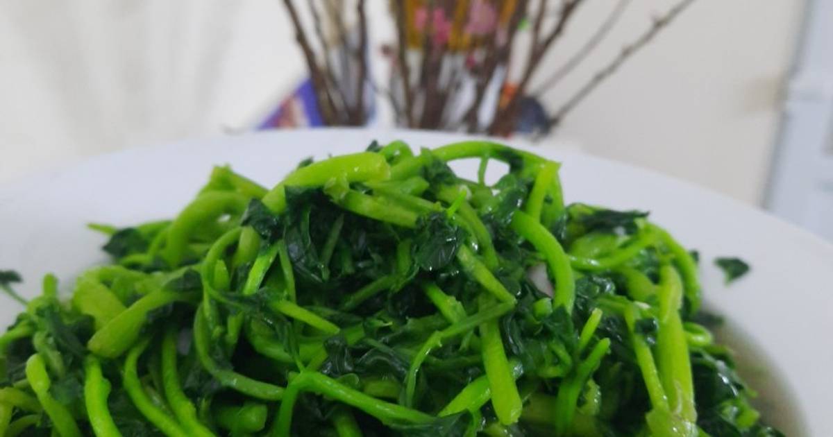 Rau cải xoong xào tỏi