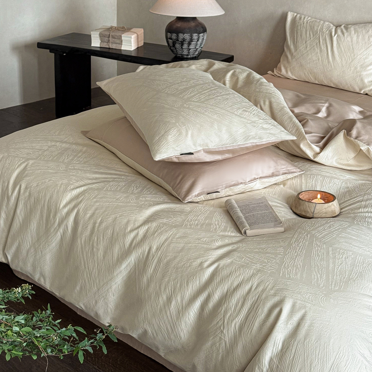 Long-Staple Cotton Bed Linen, 100s, Satin Weave