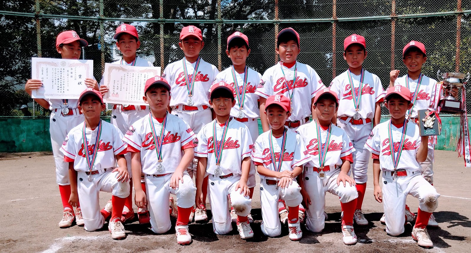 夏季大会 準優勝　霞ヶ関イーグルス