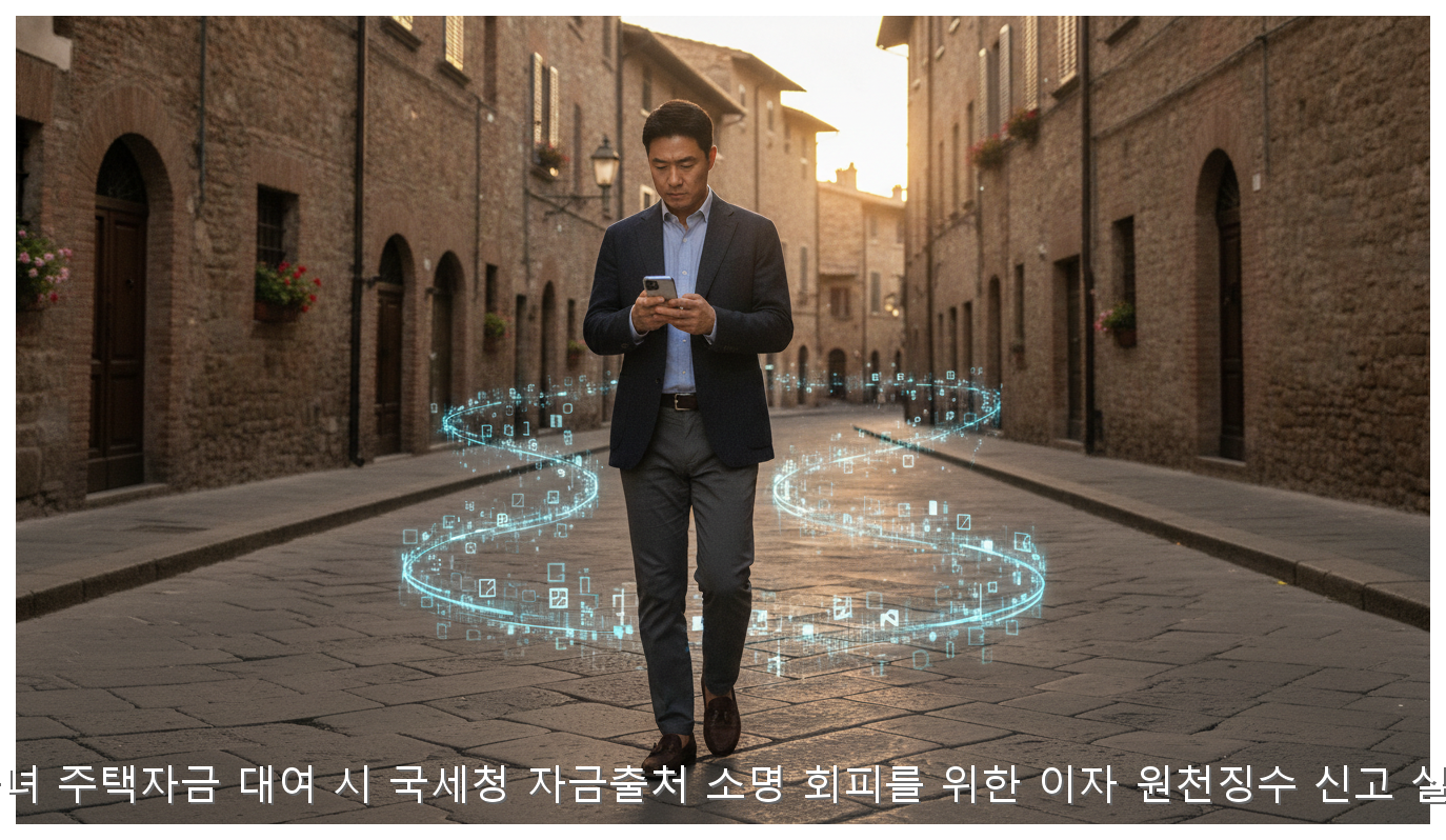 2026년 자녀 주택자금 대여 시 국세청 자금출처 소명 회피를 위한 이자 원천징수 신고 실무 가이드 핵심 안내 및 분석 인포그래픽 (6)