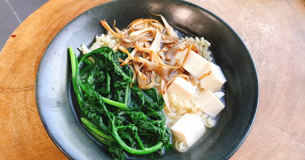 Món chay dễ làm| Nui nấu rau nấm