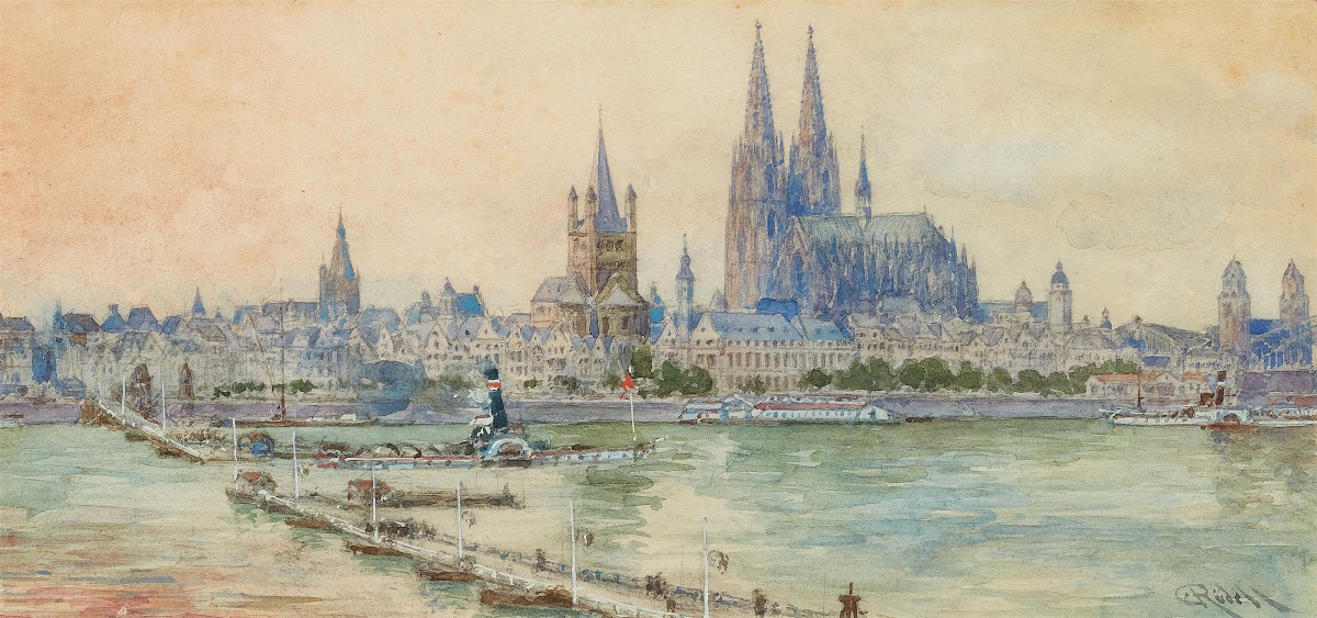 Blick Auf Die Altstadt Von KöLn