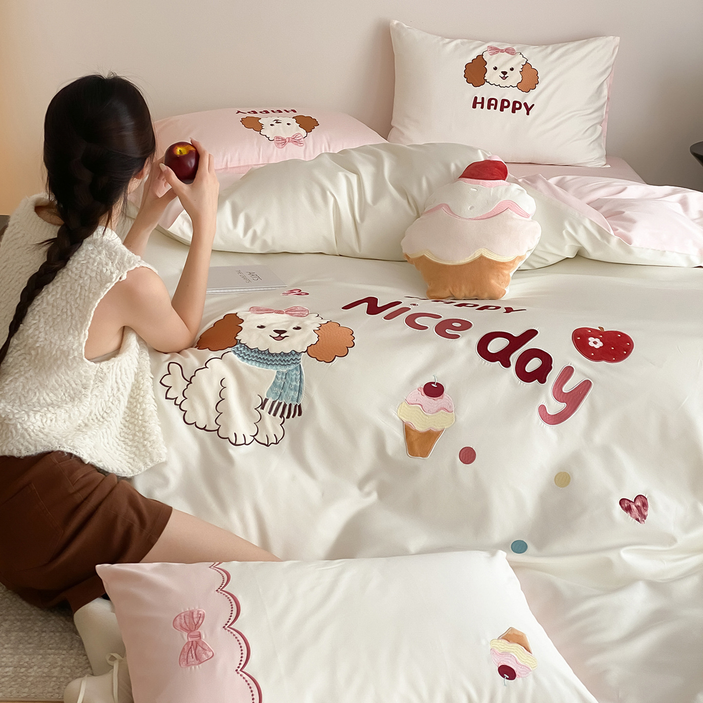 Cartoon Bedding made from Long Staple Cotton