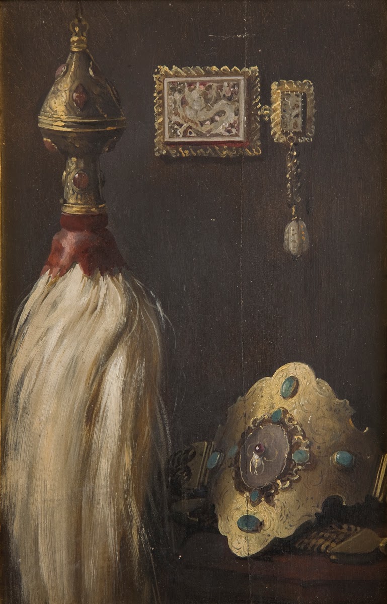 Study of a Turkish Horse Tail Ensign and Nose Band 1879