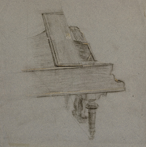 Etude pour le piano du Bal blanc 1903