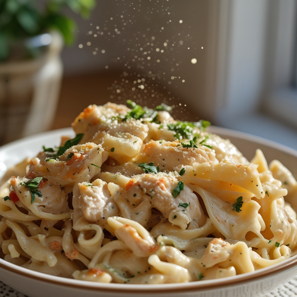 Creamy Garlic Parmesan Chicken Pasta – Easy Homemade Comfort Food