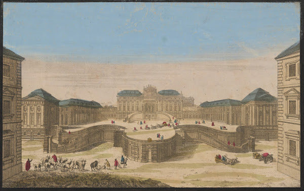 New Optical view representing the Palace of Prince Schwarzenberg near Vienna in