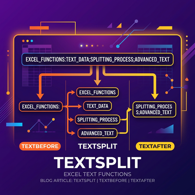 TEXTSPLIT Nâng Cao — Tách Chuỗi 2D, Parse URL