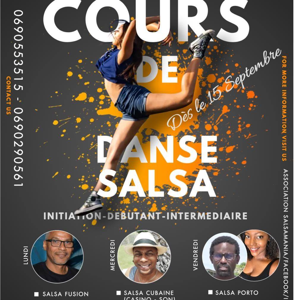 Cours hebdomadaires de danse afro-latine