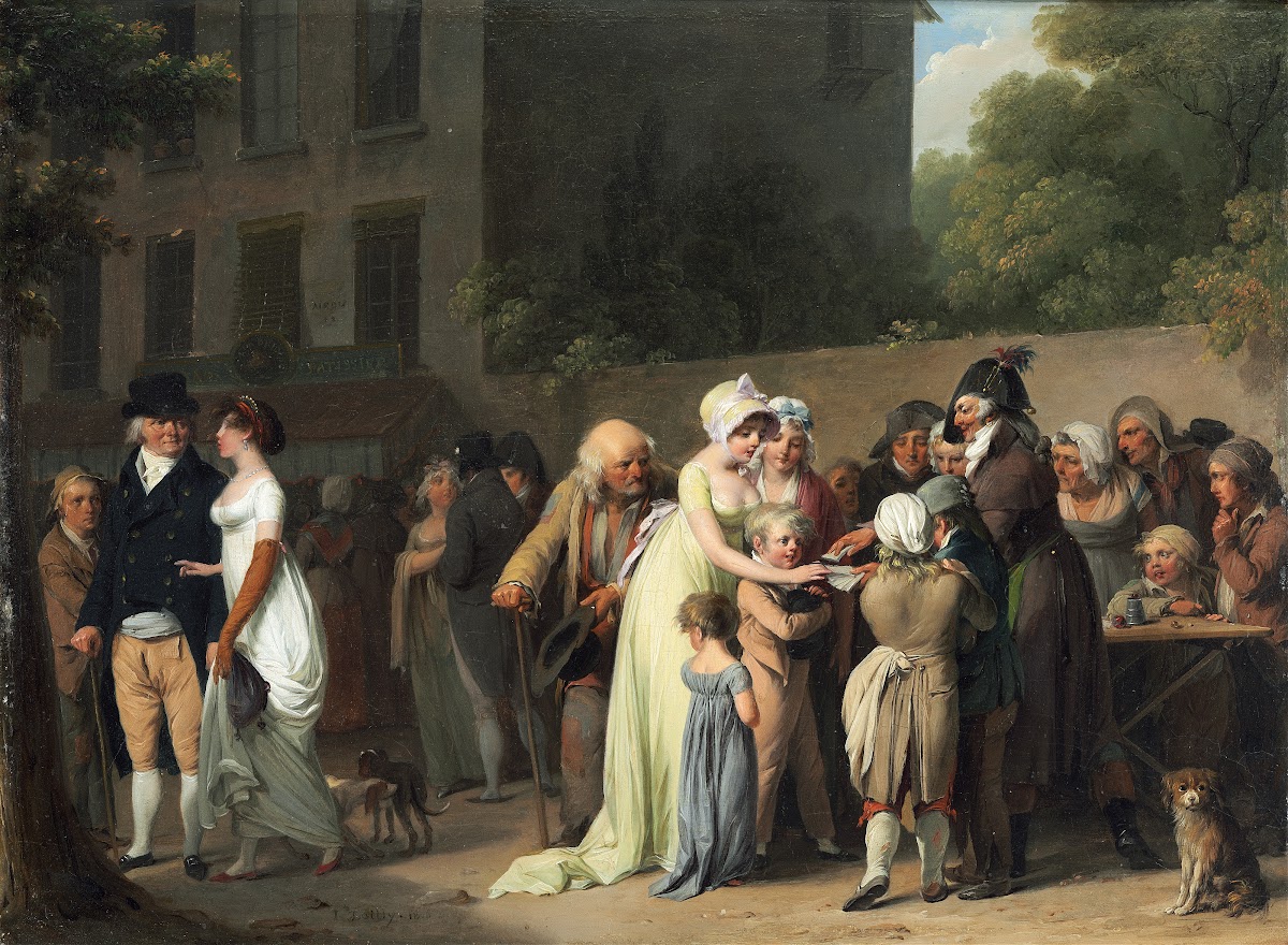 The Card Sharp on the Boulevard 1806