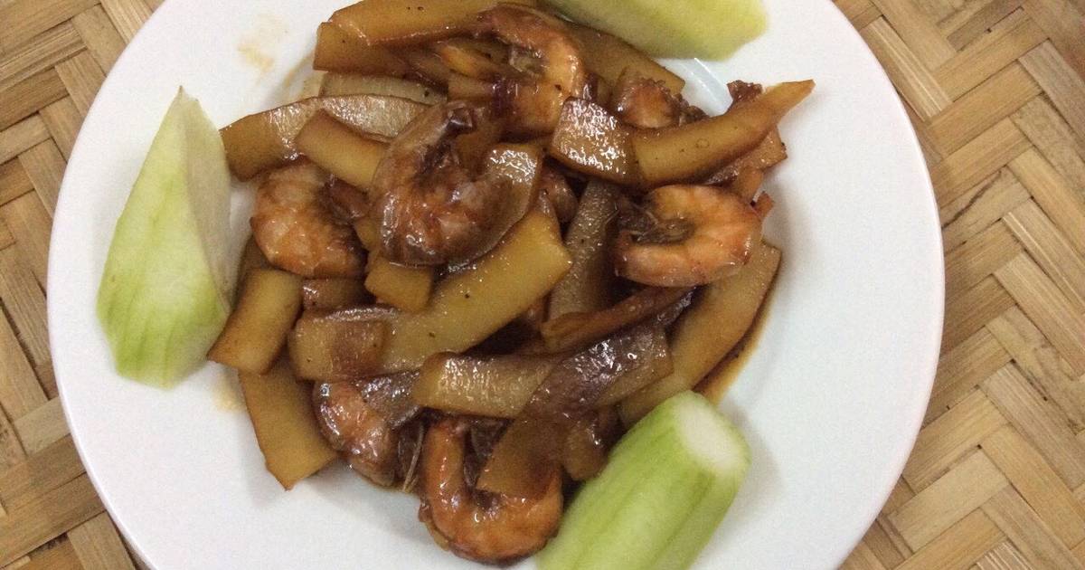 Tôm rim cùi dừa
