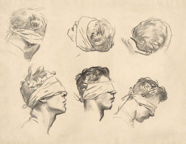 Studies for Gassed III 1918 1919