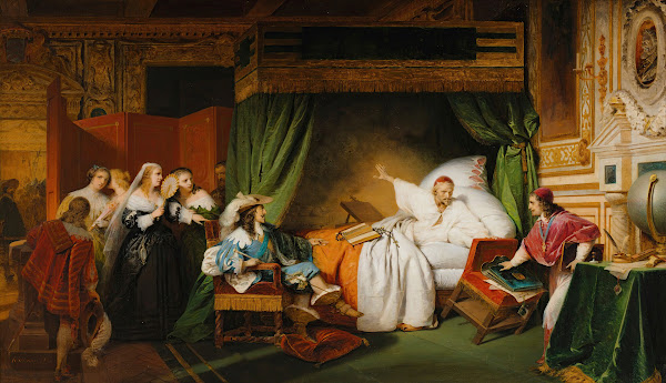 Vision Of Cardinal De Richelieu On His Deathbed 1871