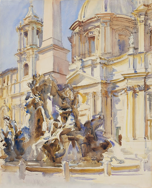 Piazza Navona Rome 1906