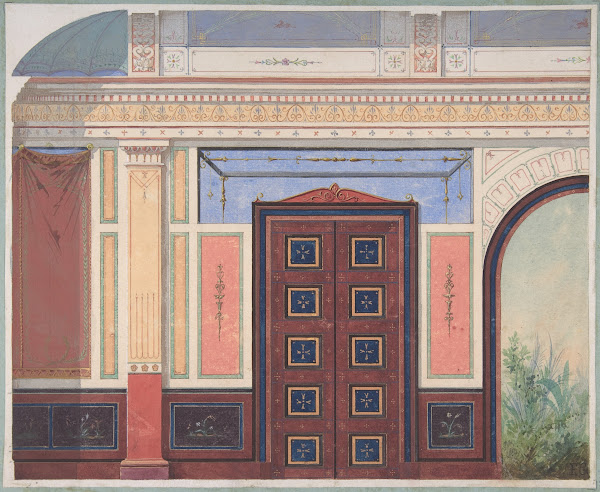 Design for Elevation of Ceiling and Wall Deepdene Dorking Surrey 187579