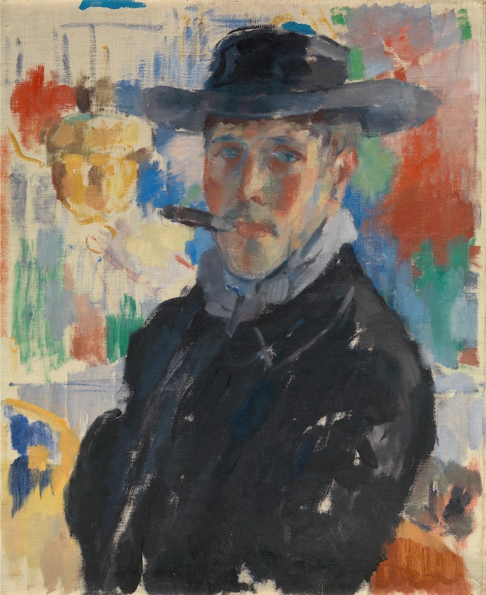 Self Portrait with Cigar 1913