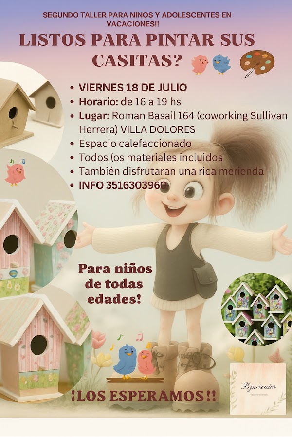 Taller de pintura para niños 🎨