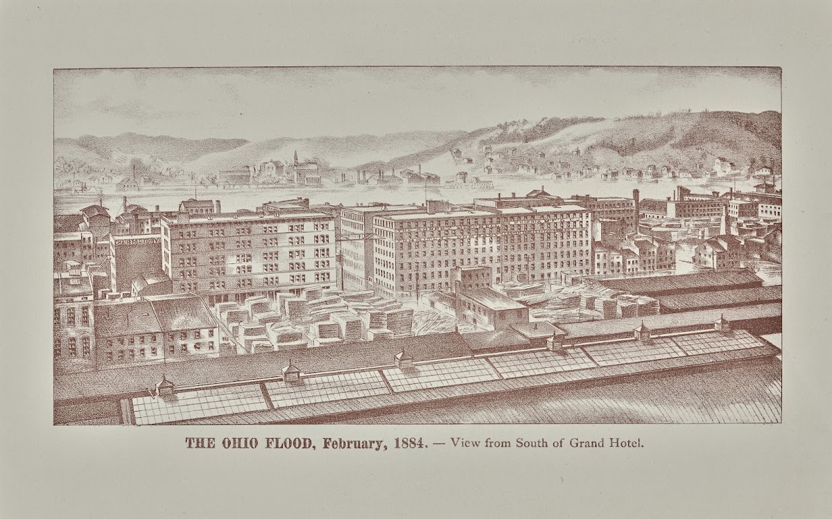 View from south of Grand Hotel 1884