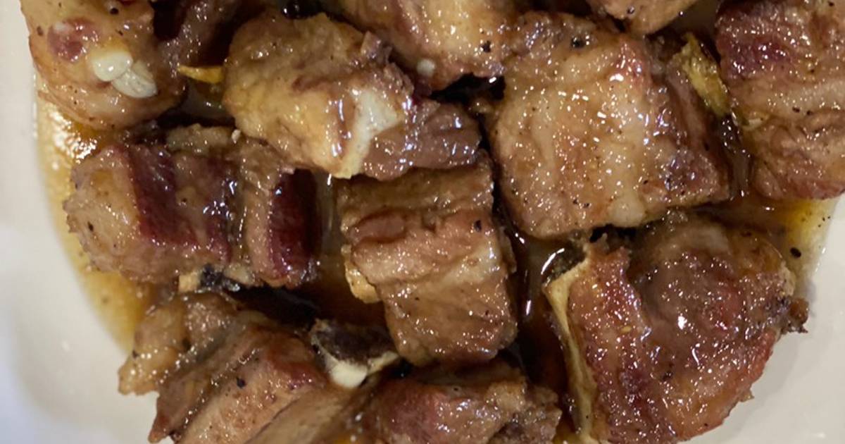Sườn non kho tiêu