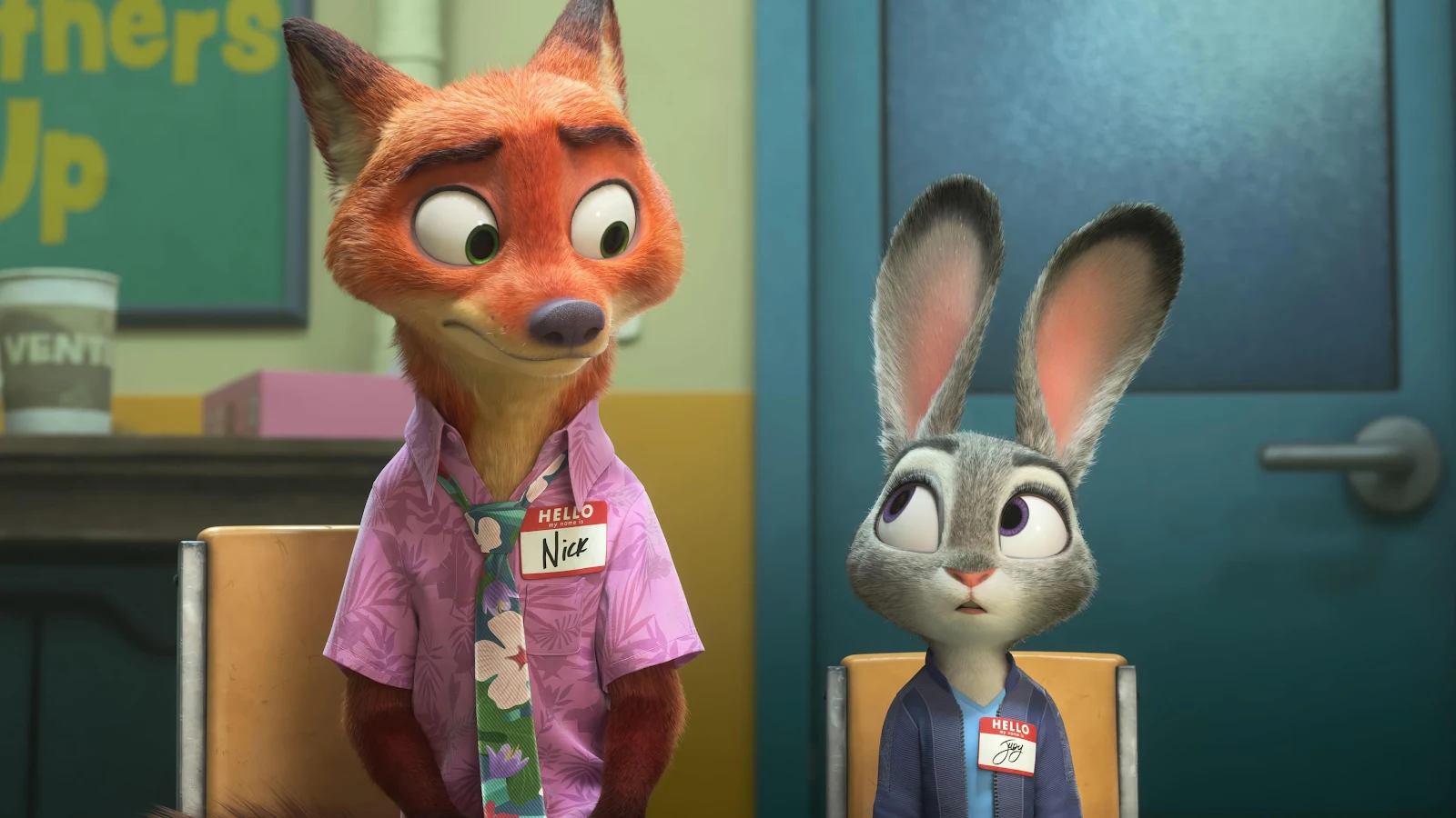 Nick Wilde And Judy Hopps - CGI Animation 4K Wallpaper (3840x2160)
