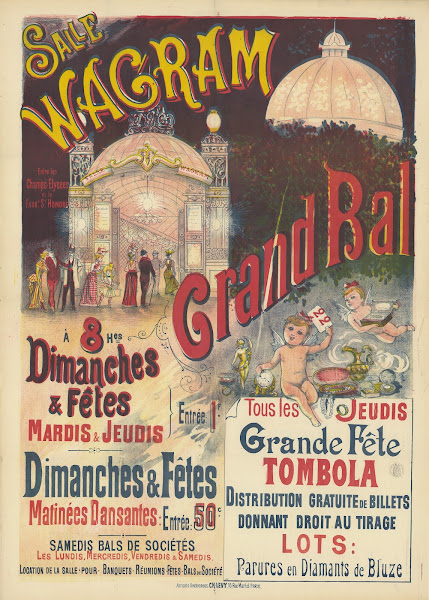 Salle Wagram Grand bal tombola 1888 1894