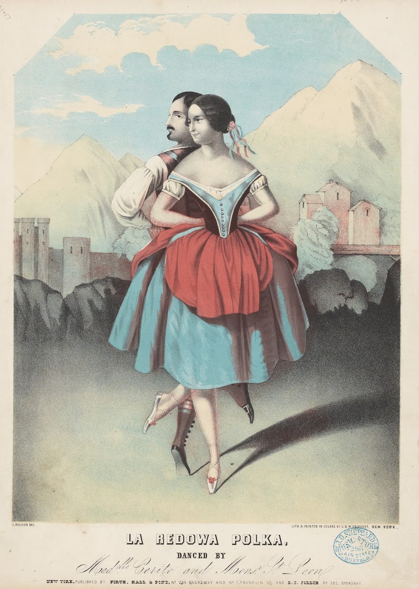La Redowa polka danced by Madelle Cerito and Monsr St Leon 1845