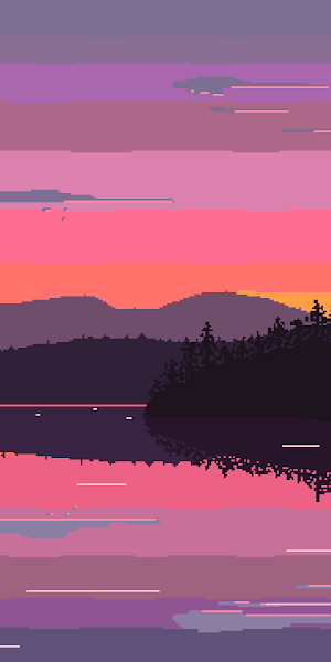 Pixel Art, Digital Art, Pixelated, Pixels, Nature Full HD Wallpaper Background