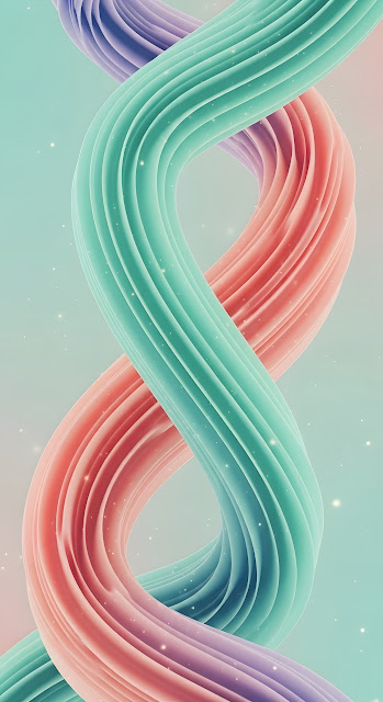 Soft Pastel Fluid Abstract - Free mobile Wallpaper
