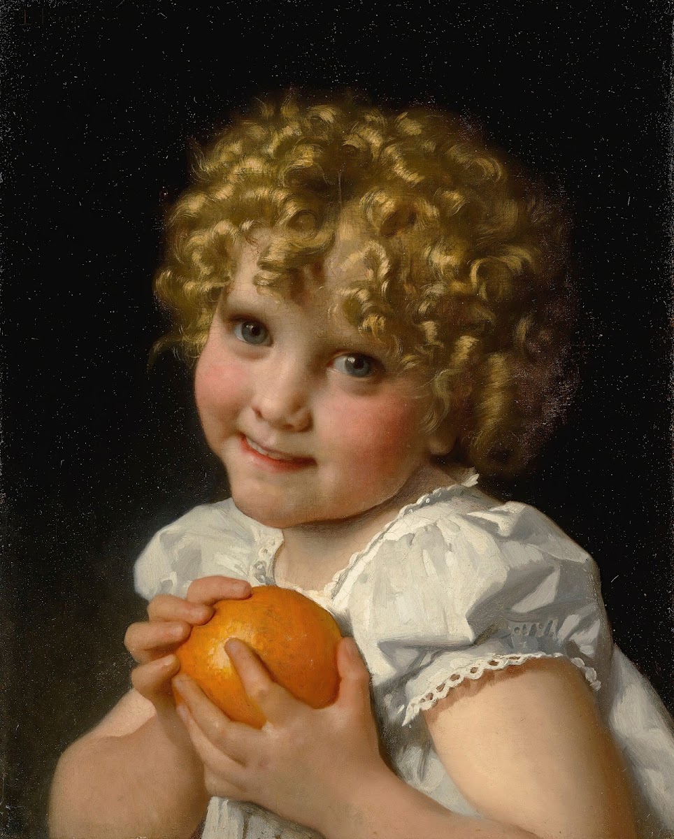 Fillette À Lorange 1868