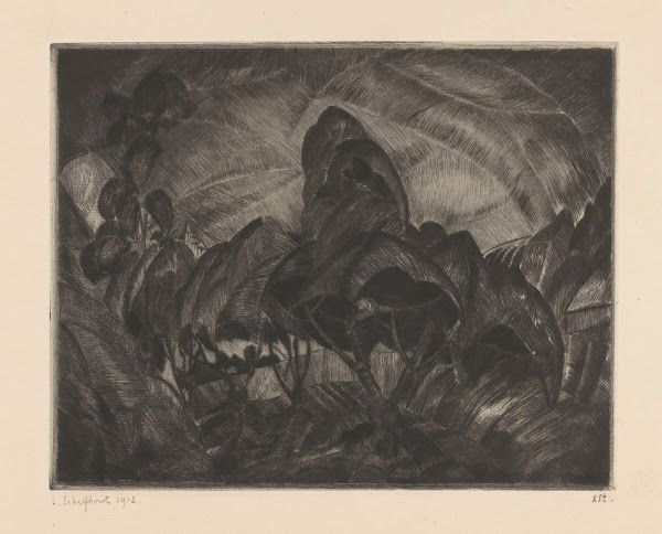 Heuvellandschap met bomen Les Arbres 1912
