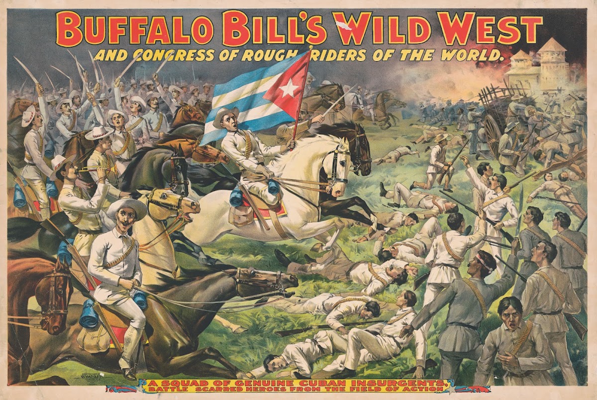 Buffalo Bills wild west and congress of rough riders of the world A squad of gen