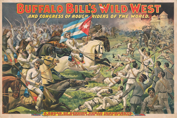 Buffalo Bills wild west and congress of rough riders of the world A squad of gen