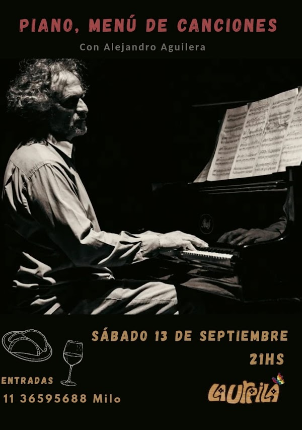 Piano, menú de canciones